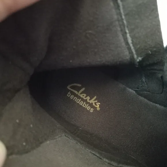 Clarks Bendables Leather Ankle Boots