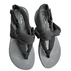 Clarks Cloudsteppers Arla Nicole Sandal Black Womens Sz 5 Slingback Comfort Shoe