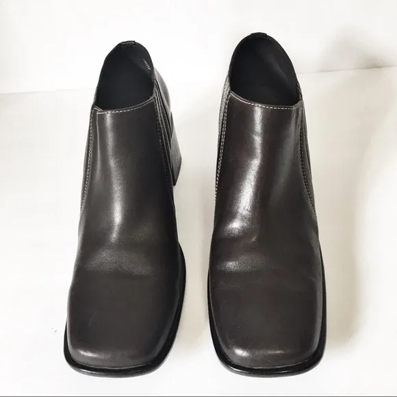Clarks Dark Brown Leather Ankle Boots Booties