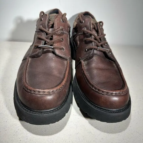 Clarks Gore-Tex XCR Oxford Brown Leather Shoes Men’s 13M 36503 Waterproof
