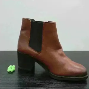Clarks Mascarpone Bay Brown Leather Ankle Boots