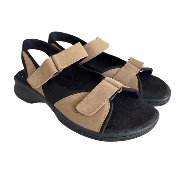 Clarks Springers Sandals Womens Shoe Size 7.5 Slingback Adjustable