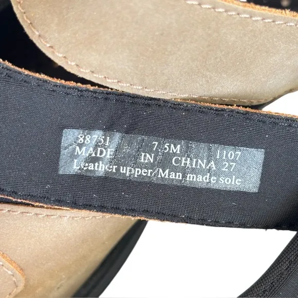 Clarks Springers Sandals Womens Shoe Size 7.5 Slingback Adjustable