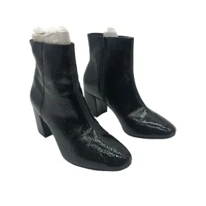 Clarks Womens Chantelle Stone Zipper Ankle Boots Black Size 9 M