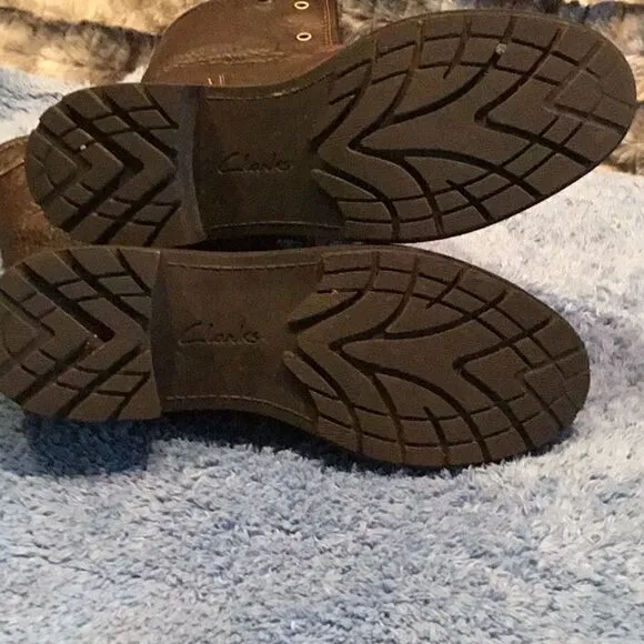Clark’s Gortex fur lined combat boots