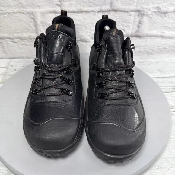 Clark’s muckers waterproof black leather rubber Women Sz 8 muck sneaker shoes