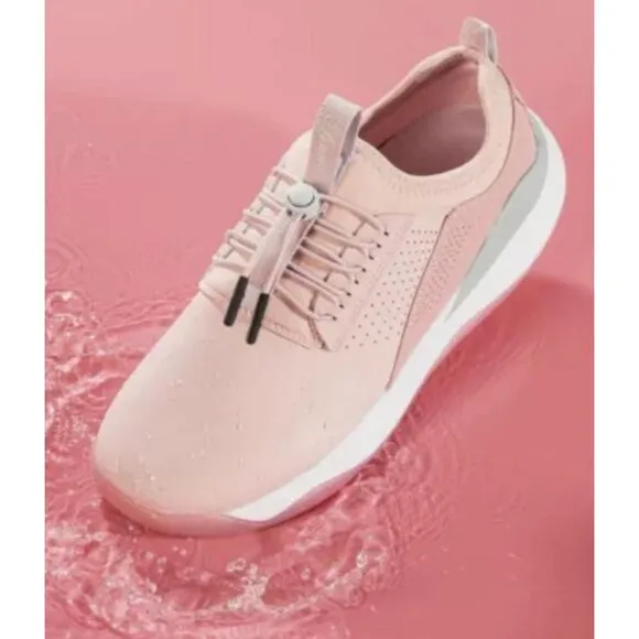 CLOVE Unisex Classic Slip-On Fluid-Resistant Sneakers Pink Size W9.5/M8 NWOB