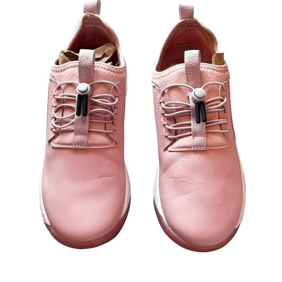 CLOVE Unisex Classic Slip-On Fluid-Resistant Sneakers Pink Size W9.5/M8 NWOB