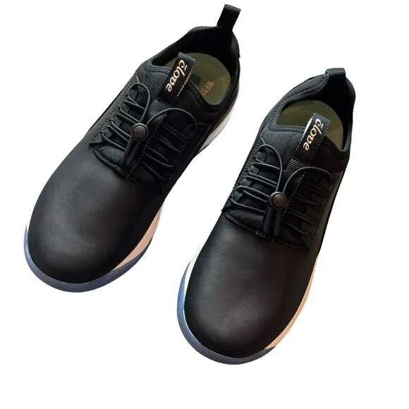 CLOVE Unisex Night Shift Slip-On Fluid-Resistant Shoes Black size W10.5/M9 NWOB