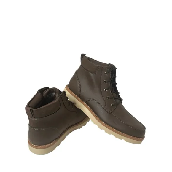 Club Room Men’s Clifton Lace-Up Moc-Toe Shoes Brown Size 10