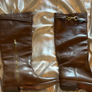 Coach Brown Genuine Leather Boots