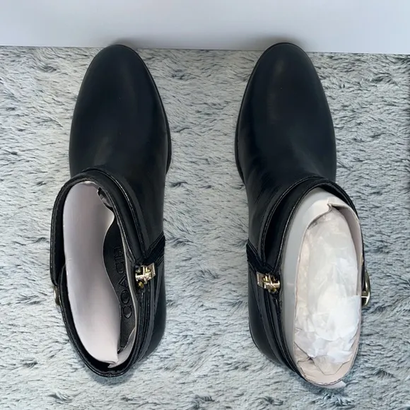 Coach Debi Leather Bootie Ankle Boots