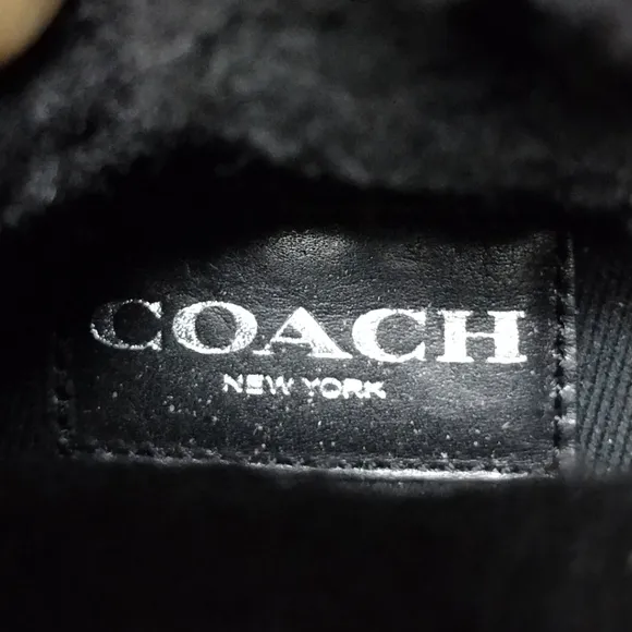 Coach New York Sage Cold Weather Nylon Lace Up Boots