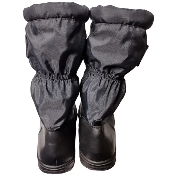 Coach New York Sage Cold Weather Nylon Lace Up Boots