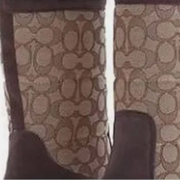 Coach Sherman Suede Boots NWOT