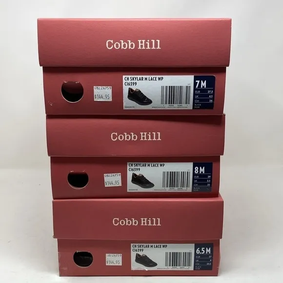 Cobb Hill WOMEN'S SKYLAR WATERPROOF LOW LACE-UP SNEAKER Black