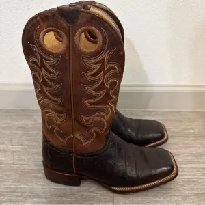 CODY JAMES MEN'S EXOTIC CAIMAN BELLY WESTERN BOOTS - BROAD SQUARE TOE