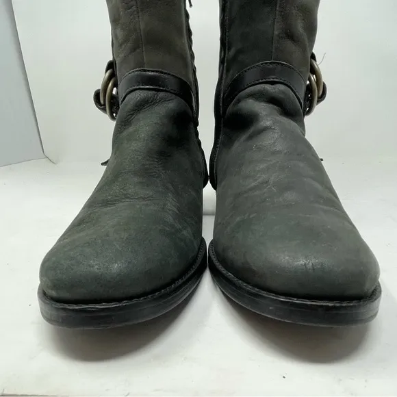 Cole Haan Air Liberty Boots Riding Leather E10 S32274 Black sz 7