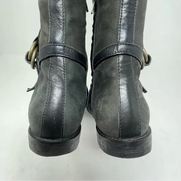 Cole Haan Air Liberty Boots Riding Leather E10 S32274 Black sz 7
