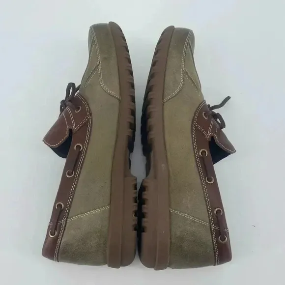 Cole Haan Duck Waterproof Leather Summer Slip On Shoes Mens Size 12M Preppy