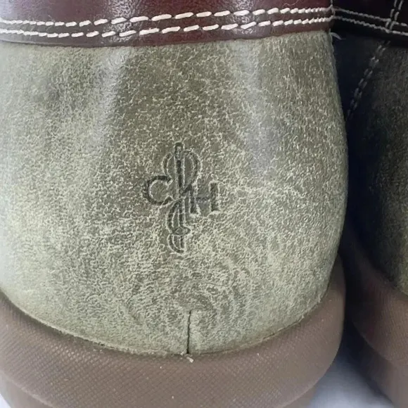 Cole Haan Duck Waterproof Leather Summer Slip On Shoes Mens Size 12M Preppy