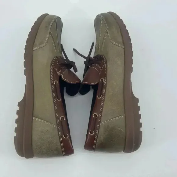 Cole Haan Duck Waterproof Leather Summer Slip On Shoes Mens Size 12M Preppy