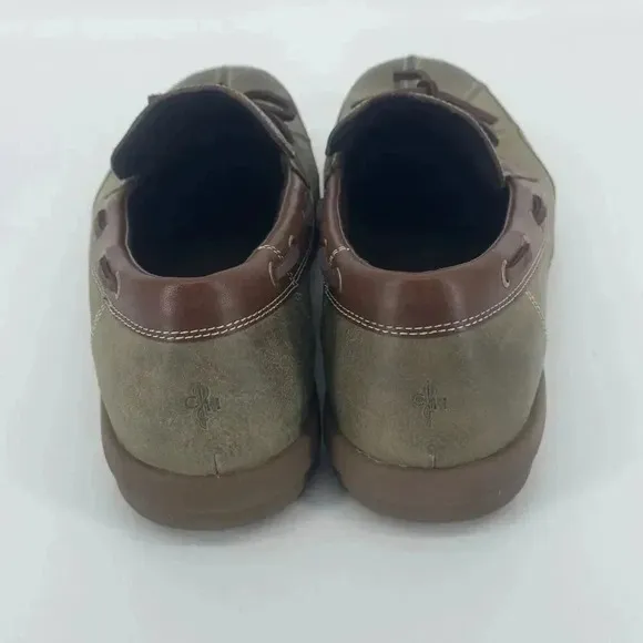 Cole Haan Duck Waterproof Leather Summer Slip On Shoes Mens Size 12M Preppy