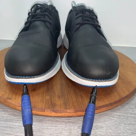 Cole Haan Grand Camden Atlantic Men’s 10 M Black Lace-Up Oxford Dress Shoes