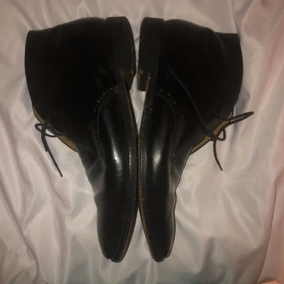 Cole Haan‎ Grand Chukka Boots Black Leather Lace up Brogue Ankle Size 11.5