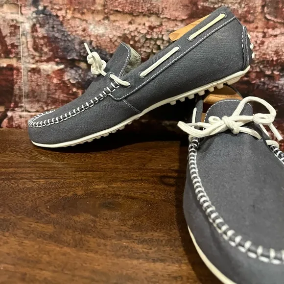 Cole Haan Gray Boat Shoes