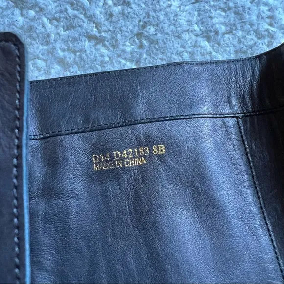 Cole Haan leather Black kitten Heeled Boots