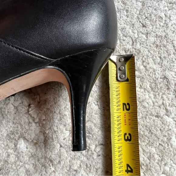 Cole Haan leather Black kitten Heeled Boots