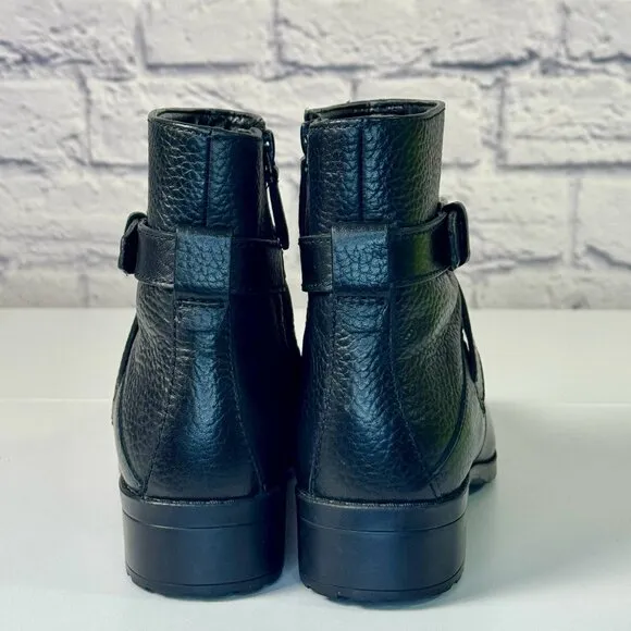 Cole Haan Manda Black Leather Ankle Boots – Size 7B
