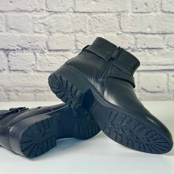 Cole Haan Manda Black Leather Ankle Boots – Size 7B