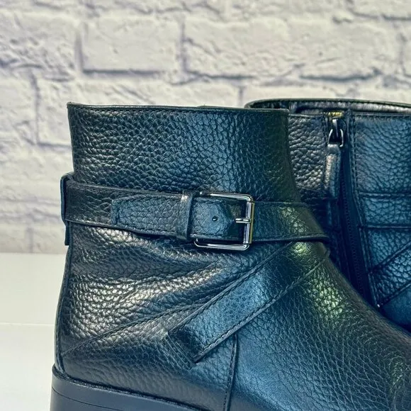 Cole Haan Manda Black Leather Ankle Boots – Size 7B
