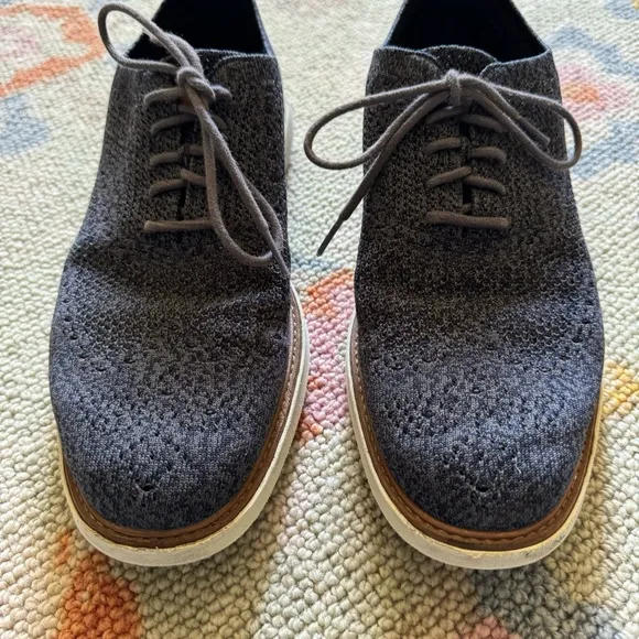 Cole Haan Men’s Grandevolution Sititchlite Oxford Blue Shoes | 10.5