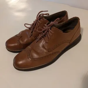 Cole Haan Men's Original Grand Shortwing Oxford Woodbury/Java Brown Size 13