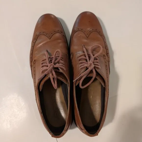 Cole Haan Men's Original Grand Shortwing Oxford Woodbury/Java Brown Size 13