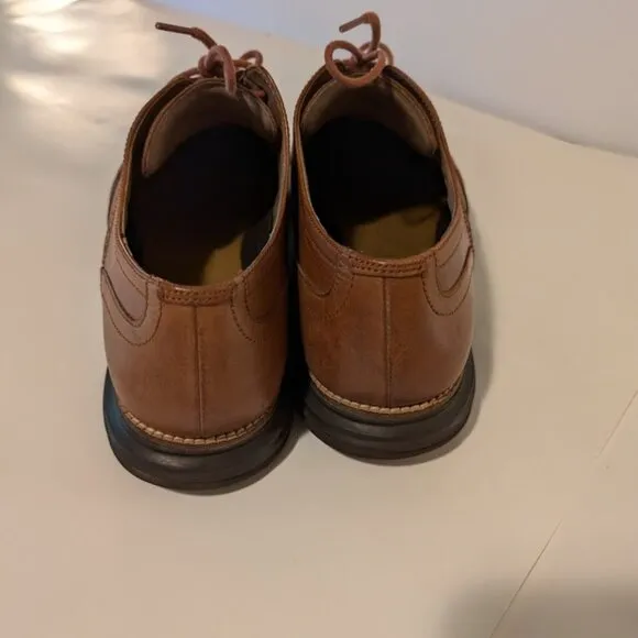 Cole Haan Men's Original Grand Shortwing Oxford Woodbury/Java Brown Size 13