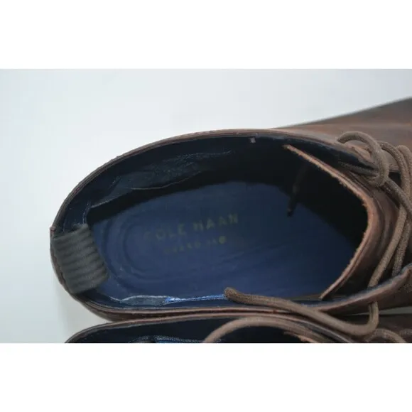 Cole Haan Men's Wagner Grand Apron Chukka‎ C28633 Boot - Java Leather Size 9.5 M