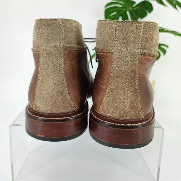 Cole Haan Men’s Welt Brown Leather Lace Up Ankle Chukka Boots Size 10.5 M