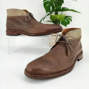 Cole Haan Men’s Welt Brown Leather Lace Up Ankle Chukka Boots Size 10.5 M