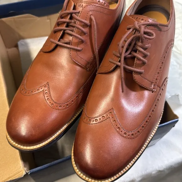 Cole Haan Original Grand Wing Oxford Shoes - Woodbury Java- 15W