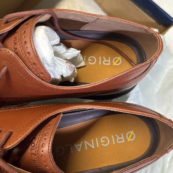 Cole Haan Original Grand Wing Oxford Shoes - Woodbury Java- 15W