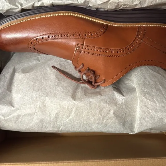 Cole Haan Original Grand Wing Oxford Shoes - Woodbury Java- 15W