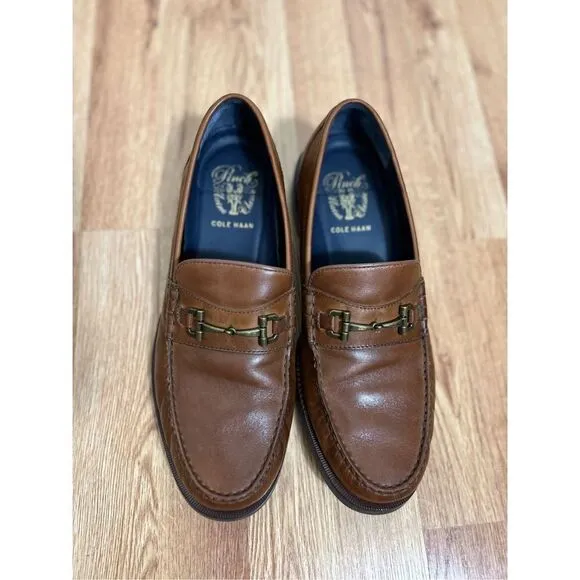 COLE HAAN Pinch Marine Classic Brown Men Loafers Size 9