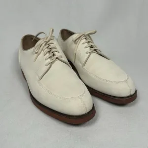 Cole Haan USA Men's 12 M White Bucks Suede Leather Oxford Dress Shoe Gum Sole