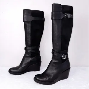 Cole Haan x Nike Air Patricia Knee-High Wedge Riding Boots US 7.5