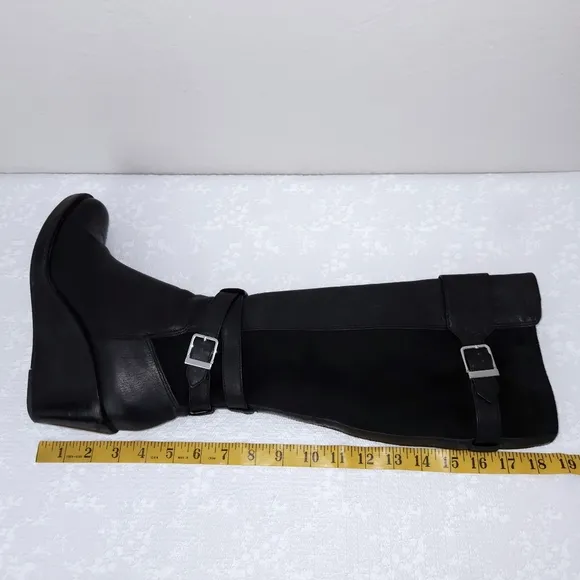 Cole Haan x Nike Air Patricia Knee-High Wedge Riding Boots US 7.5