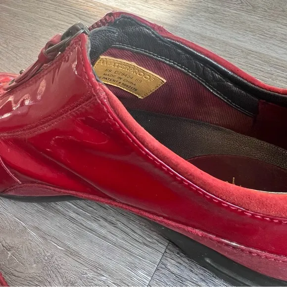 Cole Haan x Nike Air zip patent shoes